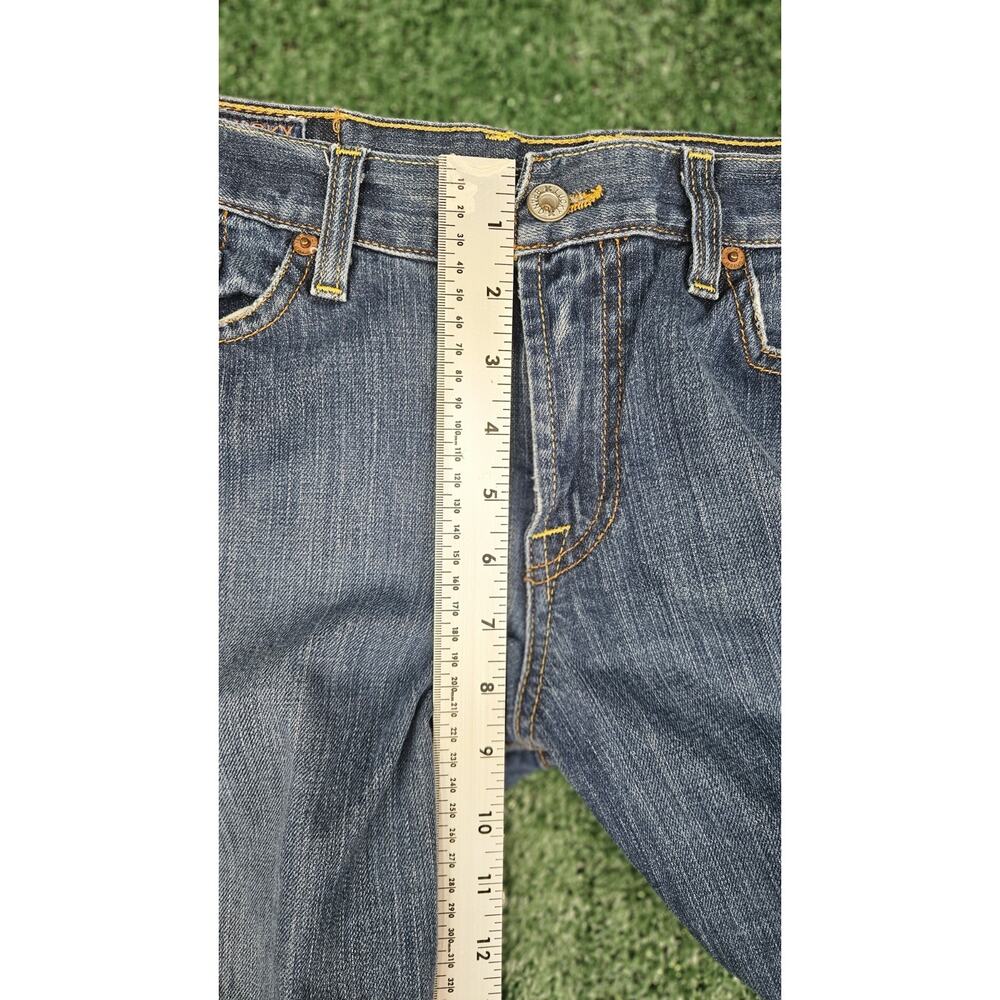 VINTAGE Lucky Brand Jeans Womens 10/30 Blue Sweet N Low Bootcut Stretch Mid Rise - Picture 8 of 10